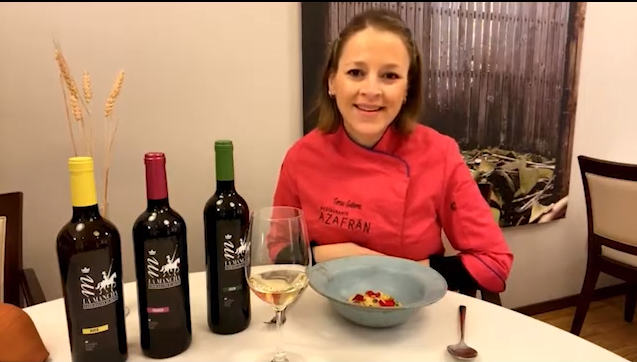 Teresa Gutiérrez elabora un plato especial por San Valentín y lo acompaña con un vino de La Mancha